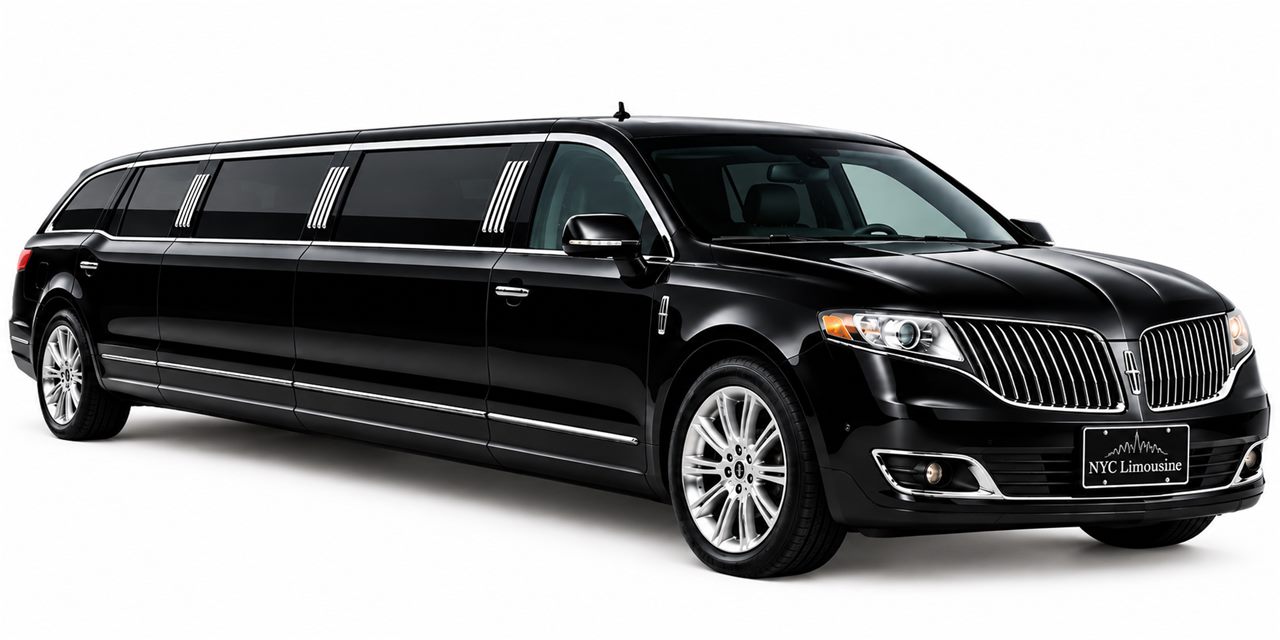 Black Lincoln MKT 7-passenger stretch limousine - NYC Limousine